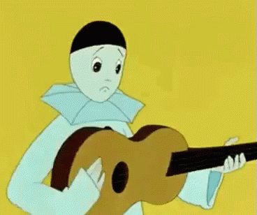 буратино пьеро гитара грустный грусть GIF - The Adventures Of Buratino Buratino Pierrot GIFs