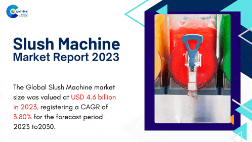a slush machine market report for 2023 is displayed