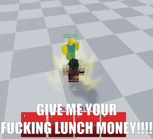 Give Me Your Lunch Money Aba GIF - Give Me Your Lunch Money Aba Froncomcbonco GIFs
