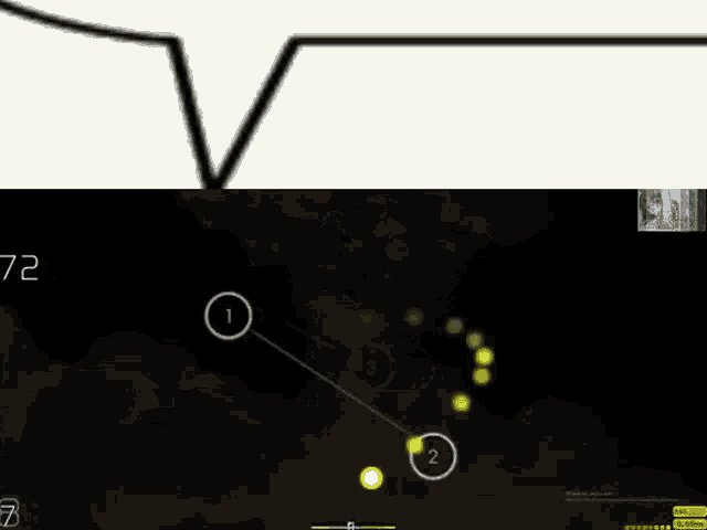 a screenshot of a video game with the number 107
