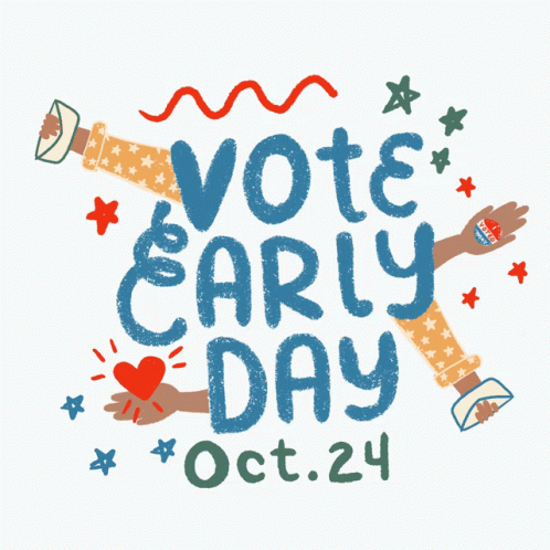 Vote Early Day Early Voting GIF - Vote Early Day Early Voting I Voted Early GIFs