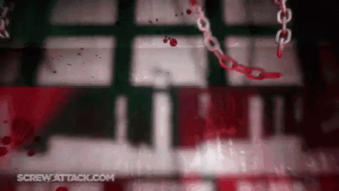 a chain is hanging from a window with screwattack.com written in the corner