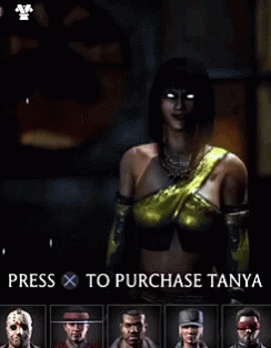 Tanya Mortal Kombat GIF - Tanya Mortal Kombat Press X GIFs