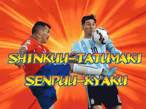 shinkyu tatumaki and senpuu-kyaku are two soccer players