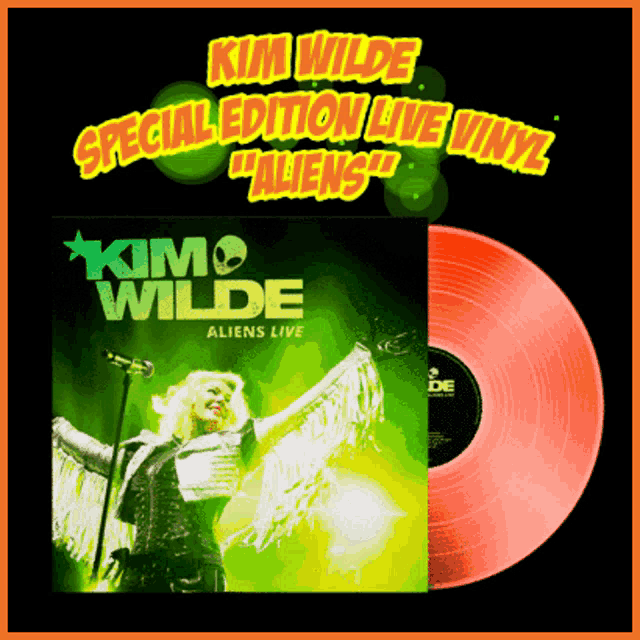Kim Wilde Live Vinyl Album GIF