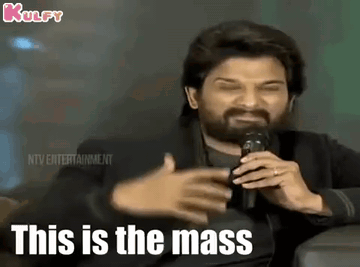 This Is The Mass.Gif GIF - This Is The Mass Allu Arjun Maass GIFs