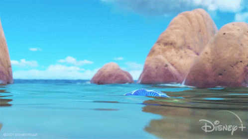 Going Out Of The Water Luca Paguro GIF - Going Out Of The Water Luca Paguro Luca GIFs