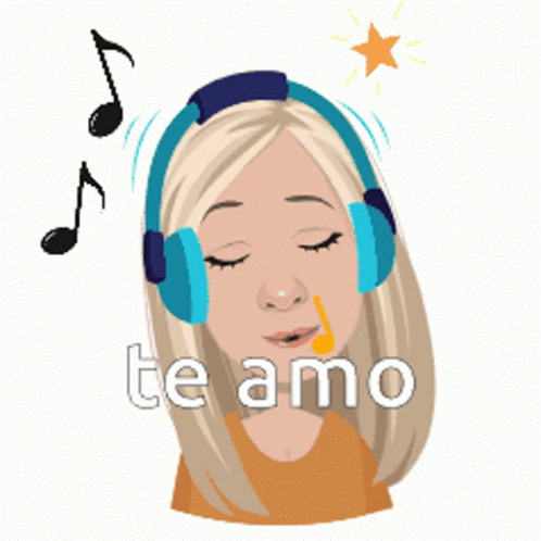 Te Amo Music GIF - Te Amo Music Listening To Music GIFs