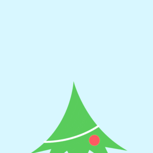 a green christmas tree with a red star on top of it