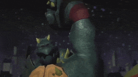 a teenage mutant ninja turtle with a bandage on his arm