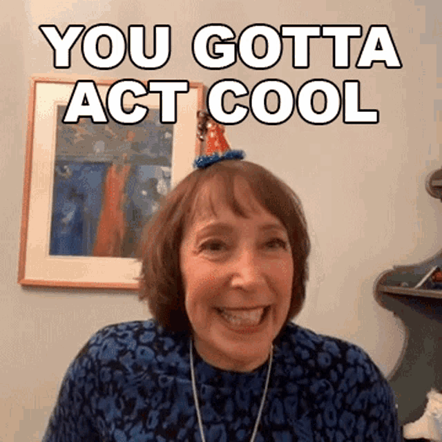 You Gotta Act Cool Cameo GIF - You Gotta Act Cool Cameo Be Cool GIFs