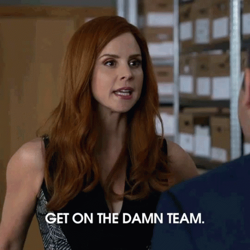 Donna Suits GIF - Donna Suits Get On The Damn Team GIFs