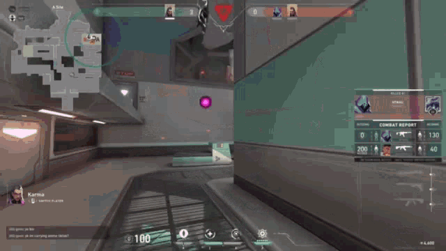 a person holding a gun in a video game with the number 25 on the left