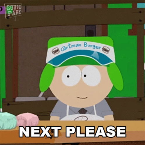 Next Please Kyle Broflovski GIF - Next Please Kyle Broflovski South Park GIFs