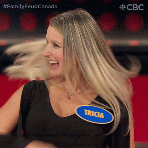 Woohoo Family Feud Canada GIF - Woohoo Family Feud Canada Yes GIFs