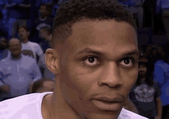 Russell Westbrook Interesting GIF - Russell Westbrook Interesting Hmm GIFs
