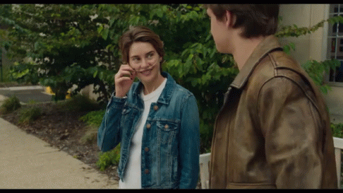 Ah GIF - The Fault In Our Stars Ansel Elgort Shailene Woodley GIFs