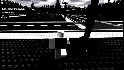 a screenshot of a video game with objectives written on the bottom