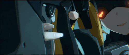a close up of a person 's hand pressing a button in a video game