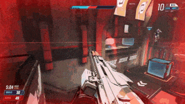 a screenshot of a video game with the number 10 in the upper left corner