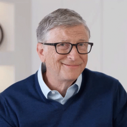 Bill Gates sorrindo.