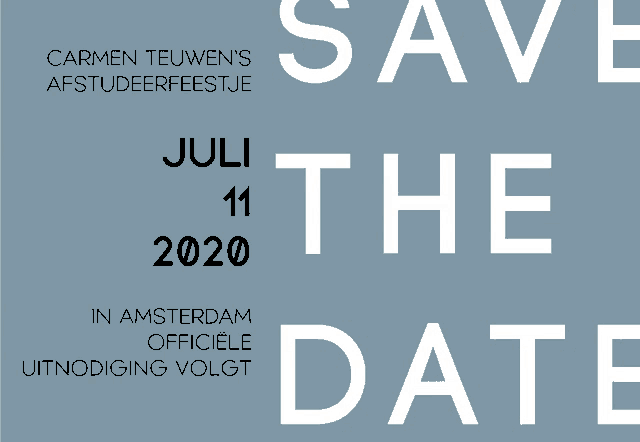 Party Save The Date GIF - Party Save The Date Carmen Teuwens Afstudeerfeestje GIFs