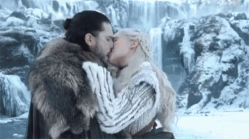 Jon Snow Kiss GIF