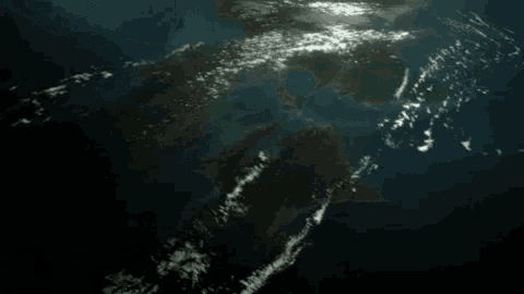 a view of the earth from space shows the united states