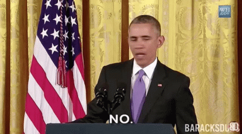 No Obama GIF - No Obama Disagree GIFs