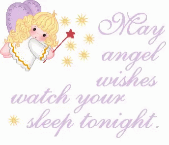 Angel Wishes May Angel Wishes Watch Your Sleep Tonight GIF - Angel Wishes May Angel Wishes Watch Your Sleep Tonight Sleep Tight GIFs