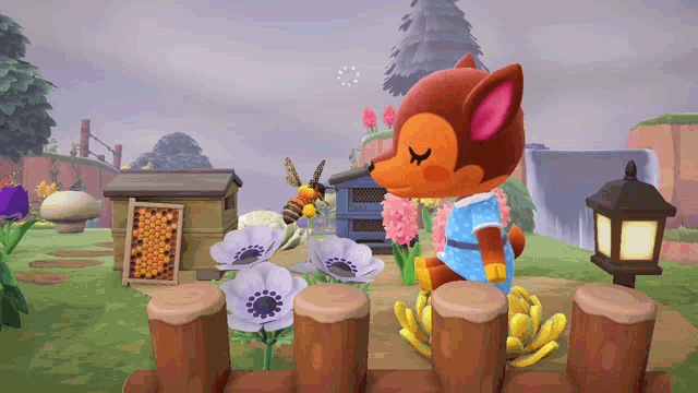 Fauna Animal Crossing New Horizons GIF - Fauna Animal Crossing New Horizons Sleepy GIFs