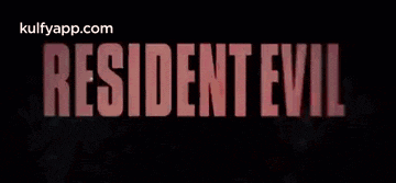 the logo for resident evil welcome to raccoon city