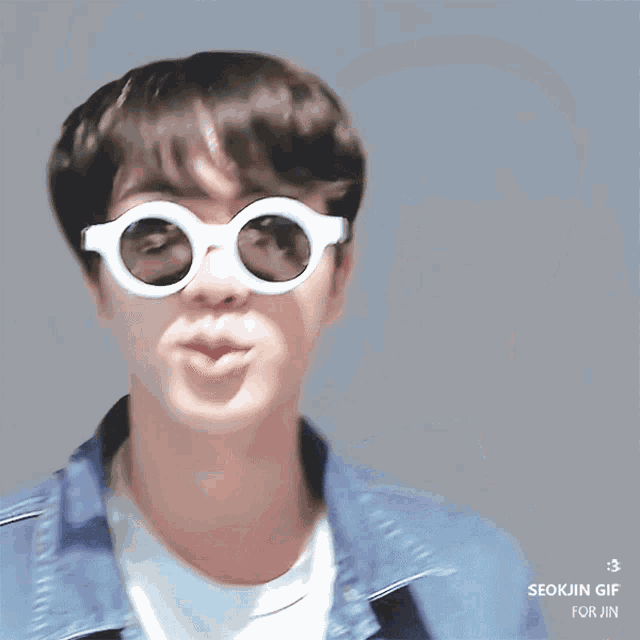 Jin Glasses Funny GIF - Jin Glasses Funny GIFs