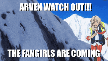 a poster that says arven watch out on it