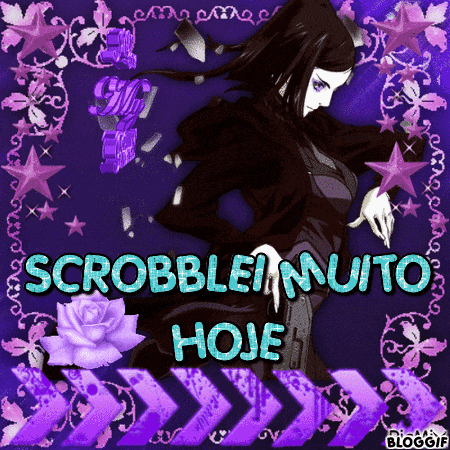 a picture of a girl with the words scrubblei muito hoje written on it