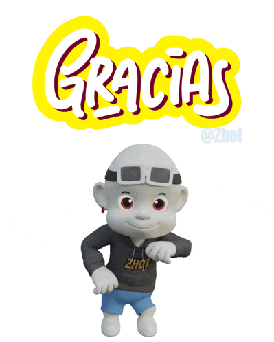 a cartoon character wearing a hoodie that says ' zhot ' on it