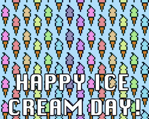 Happy Ice Cream Day GIF - Happy Ice Cream Day Gificecream GIFs