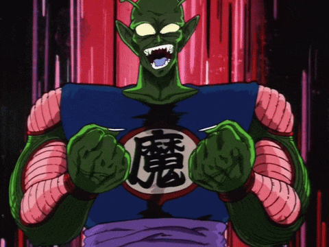 a cartoon character with chinese writing on his shirt