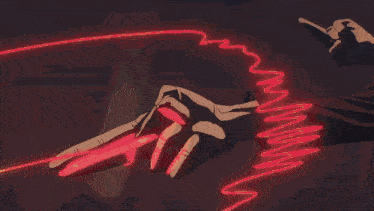 a close up of a person 's hand pointing