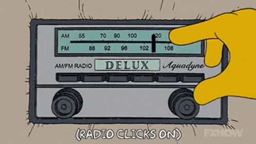 Rádio Matense Simpsons GIF - Rádio Matense Simpsons Radio Click On GIFs