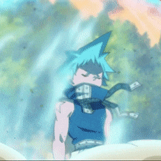 a cartoon character with a scarf around his neck and a star on his head