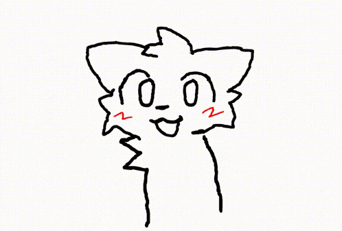 a black and white drawing of a person holding a white cat 's neck