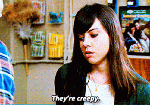 Parks And Rec April Ludgate GIF - Parks And Rec April Ludgate Theyre Creepy GIFs