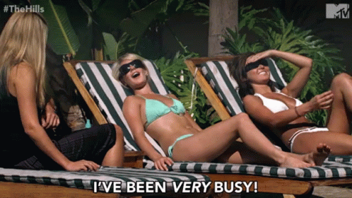 Ive Been Very Busy Sunbathing GIF - Ive Been Very Busy Sunbathing Shades GIFs