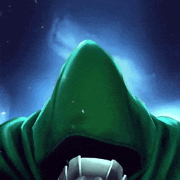 a person wearing a green hooded cape holding a sword .