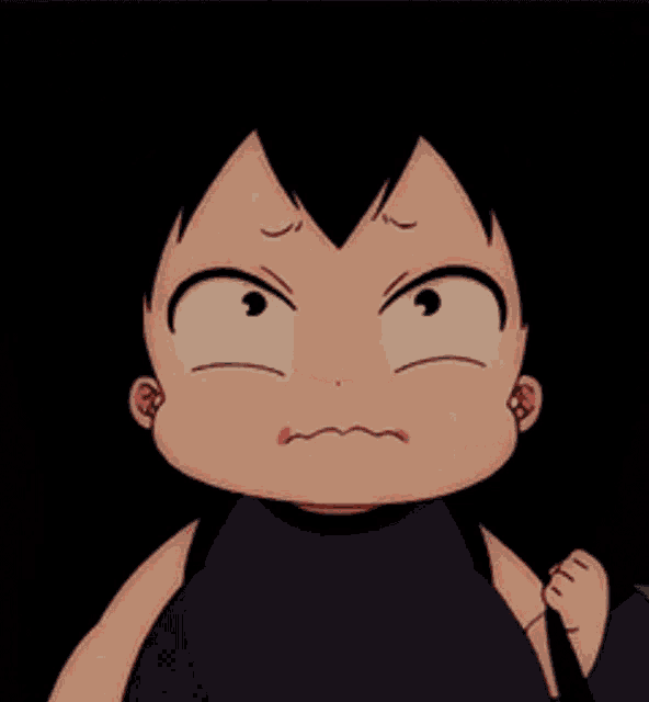 a cartoon character is crying with tears coming out of her eyes