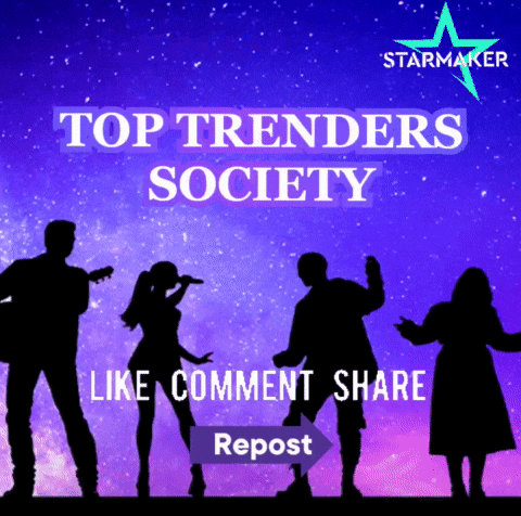 a poster that says top trenders society with people dancing