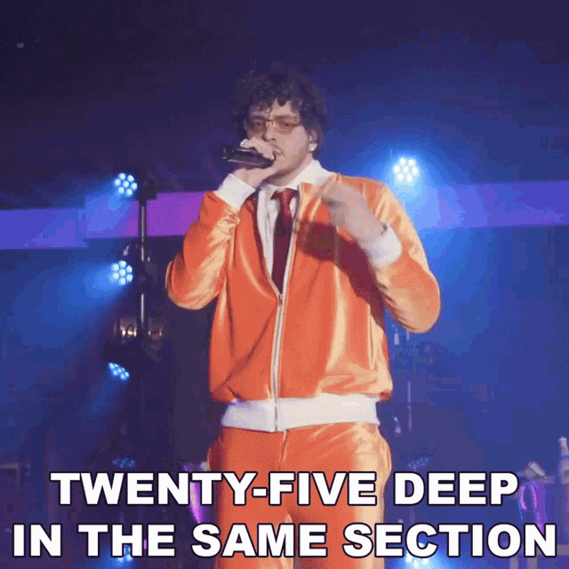 Twenty Five Deep In The Same Section Jack Harlow GIF - Twenty Five Deep In The Same Section Jack Harlow Already Best Friends Song GIFs