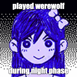 a cartoon of a girl with blue hair and a bow in her hair .
