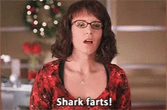 Tina Fey Shark Farts GIF - Tina Fey Shark Farts 30rock GIFs